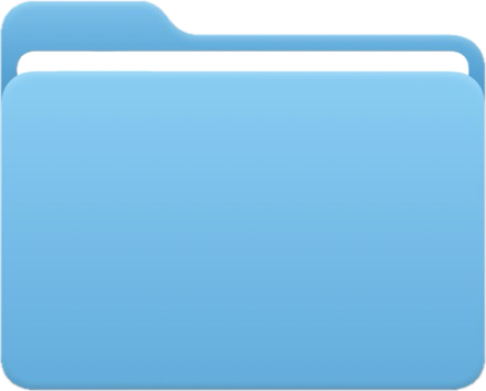 folder holding my resume